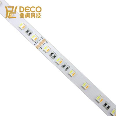 China Residential 5050 RGBCCT 5 in 1 LED Strip Light 60LEDs/M WRGBWW Led Ribbon Lighting 5colors DC12V DC24V 2500~6500K for sale