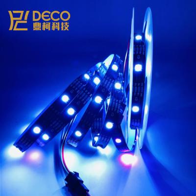 China Residential CE RoHS Approved 30/60/144leds/m IP20 IP65 IP67 SMD 5050 RGB LED Strip Light WS2813B for sale