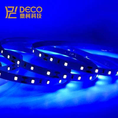 China Residential DC 12V DC24V 60leds 120leds waterproof non purple 5050 UVA UV 365nm 395nm led strip lighting for sale