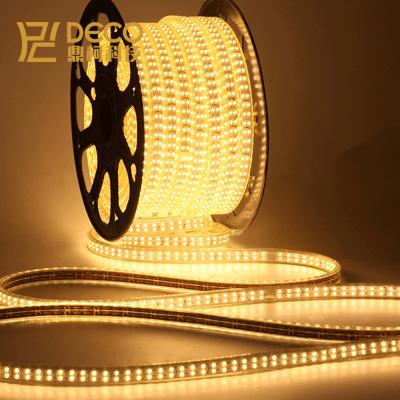 China SMD2835/5050/3528/5730 60/120/144/160/180 Pcs LANDSCAPE PVC Materials/Flexible Led Strip Light IP65 Meter Strip 220V 110V LED Strip for sale