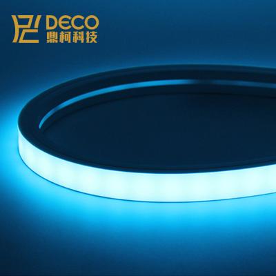 China LANDSCAPE Flat Lighting 20x14mm Vertical Bending/RGB/RGBW Single Color/Full Color Accessible Neon Strip Led Light With DC5V/24/12V for sale