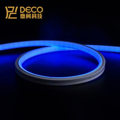 China One-sided LANDSCAPE food silicone LED neon tube light 2835SMD/DC12V/DC24V/DC5V RGB Three-side magic neon strip light for sale