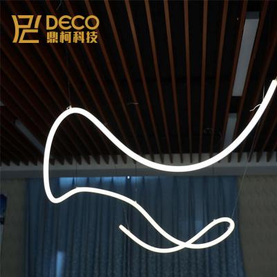 China DC12V DC24V O Shape LANDSCAPE Silicone LED Neon Rope Light 360 Degree Beam Angle 2835 5050 Round Light Surface for sale