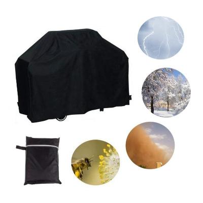 China Wholesale Black Color BBQ Cover Waterproof Easily Cleaned Grill Cover for sale