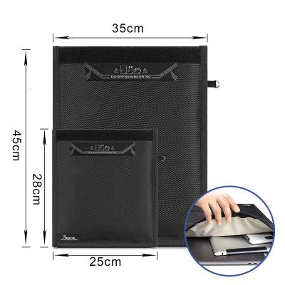 China Faraday Bag, EMF Signal Blocking Bag Shielding Pocket Wallet Case For Cell Phone Privacy Shield Car Key FOB for sale