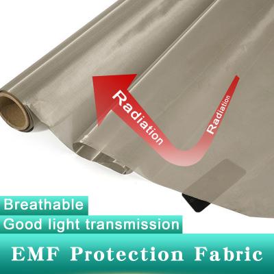 China Transparent Blackout Copper Cloth EMF Shielding Cloth For Window And Curtain (1 Meter Long) for sale