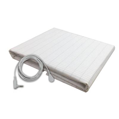 China Disposable Earth Grounding Fitted Sheet, Conductive Mat With Pure Silver Lead OEM Therapy And Healthy Earth Energy for sale