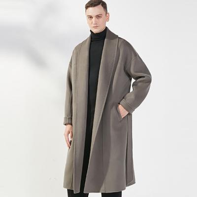 China 2022 new winter custom men's designer woolen coat fashion design quality goods solid color jacket warm right reversible for sale