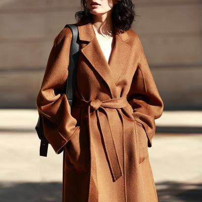 China In 2022 Hot Selling New Design Goods High End Custom Dishonest Wool Cashmere Coat 100% Handmade New Design Jacket Breathable Keep Warm for sale