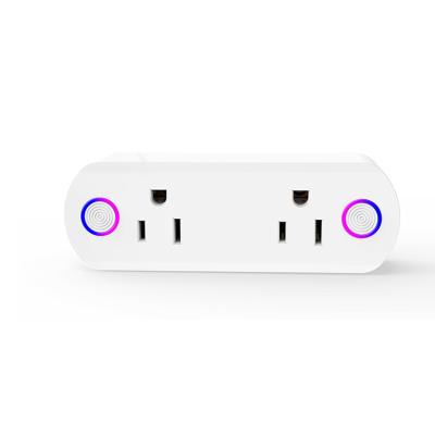 China Wholesale Residential/Multipurpose Amazon Most Smart Home 15A USA Smart Wifi Plug Works Popular Tuya Power Life With Alexa for sale