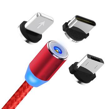 China Mobile Phone New 3 In 1 USB Magnetic Charging Data Cable For Mobile Phone for sale