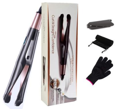 China Hotel newcomers twist automatic straight rotation hair curler hairstyle and electric heating hair curler straightener for sale