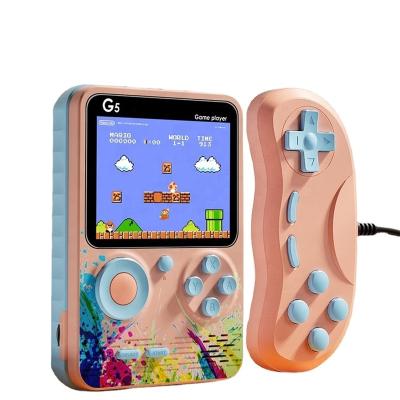 China G5 Macaron Mini Portable Retro 500 in 1 G6 G7 Video Game Console Classic Game Handheld Player for Kids G5 Game Console for sale