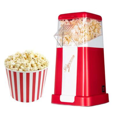 China Hot Selling Mini Portable Household Easy Operation Hot Air Popper Popcorn Maker Quick Machine With Top Cover for sale