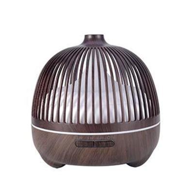 China Hotel 550ML Wooden Colorful Lights USB Diffuser Ultrasonic Air Humidifier for sale