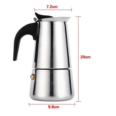 China High Quality Wholesale PORTABLE Stainless Steel Coffee Maker Espresso Coffee Maker Mocha Pot Moka Pot for sale