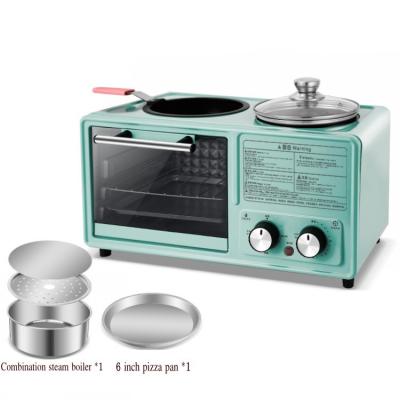 China Hotel Four-in-one the breakfast machine household multi-function four-burner oven all-in-one toaster for sale