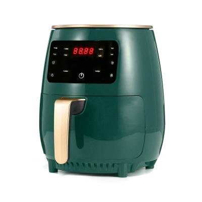 China Commercial Green Oilless Air Fryer Electric Cooker With LCD Screen for sale