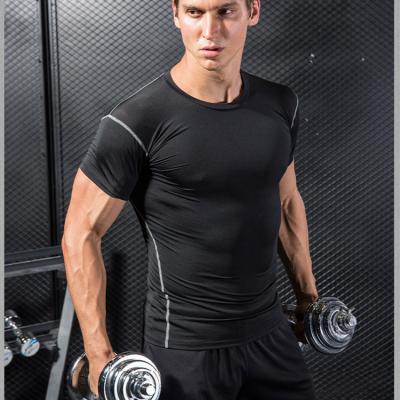 China Wholesale Breathable Men's Gym Fitness Quick Dry T-shirt Suits Sportswear Plain Custom Logo Tees for sale