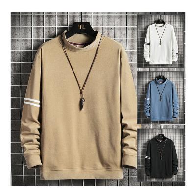 China Autumn Winter Plain Soft Mens Embroidery Casual Warm Pullover Sweater Plus Size Mens Hoodies And Sweatshirts for sale