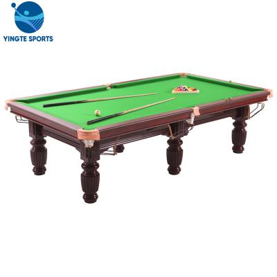 China Outdoor Indoor Leisure Pool Billiard Table Tournament Billiard Table 7ft 8ft 9ft Size for sale