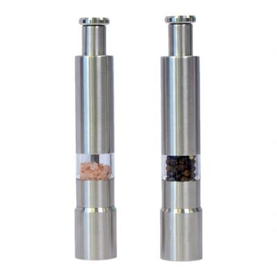 China Viable Manual Kitchen Pepper Grinder Pepper Mill Stainless Steel Salt and Pepper Grinder for sale