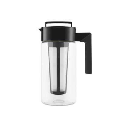 China Sustainable Portable Glass Coffee Maker Hand Make Cold Brew Iced Coffee Maker for sale