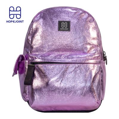 China Fashion Bag Waterproof Female Styles College Travel Casual Woman Packs Stylish Slim Girl Holographic Backpack for sale