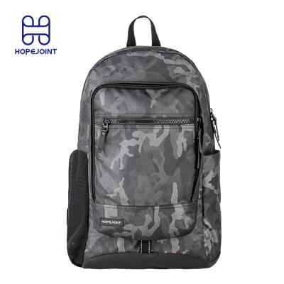 China Waterproof With Secret Quality Custom Gray Camouflage Multifunction Pocket Laptop Waterproof Traveling Bag For Man And Women for sale