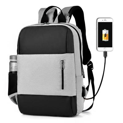 China With USB Laptops Backpack With Left Usb Laptop Bag Mens Business Leisure Custom Waterproof Men Bagpack Filling Bags for sale