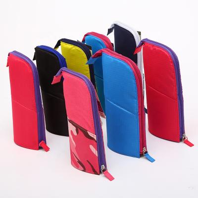 China Schools & Offices Customize Logo Pencil Case With Zipper Custom Cases School Kids Bags Cute Color Pen Pencils Pounch Bags for sale