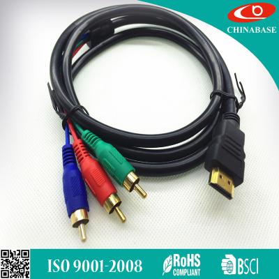 China Multimedia hdmi cable converter to rca hdmi cable to 3rca cable for sale