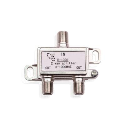 China Indoor High Performance 1 Input 2 Output 5-1000mhz CATV Splitter B1021-B102S for sale