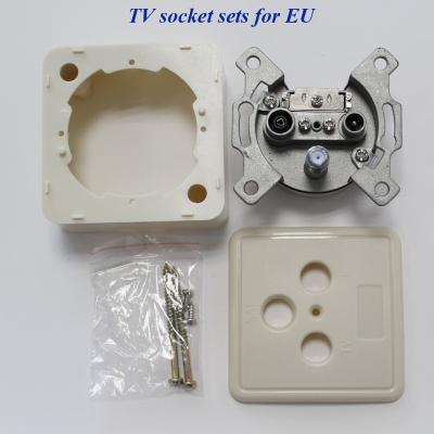 China Zinc die cast; ABS TV RADIO SAT Wall Outlet Outlet for sale