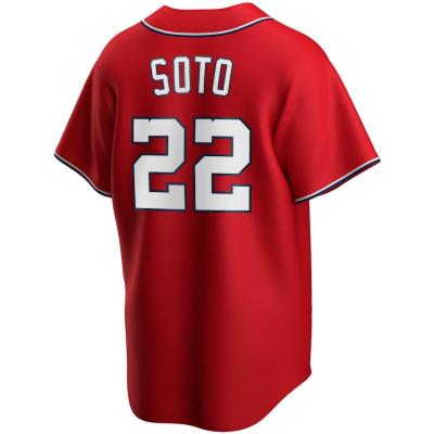 China 2021 Antibacterial Wholesale Cheap High Quality Washington Nationals Stitched Custom Baseball Jersey Quick-dry Mesh Shirt Sweatshirt Antibacterial for sale