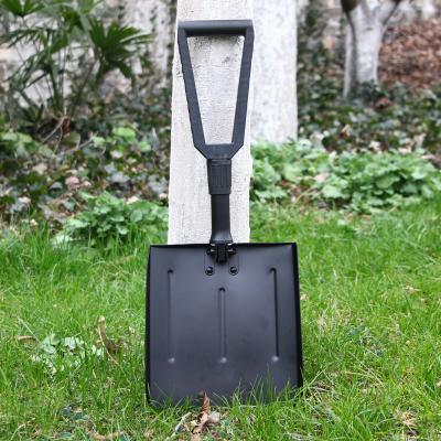 China Lightweight Aluminum Snow Shovel Survival Rescue OEM Folding Camping High Quality Shovel for sale