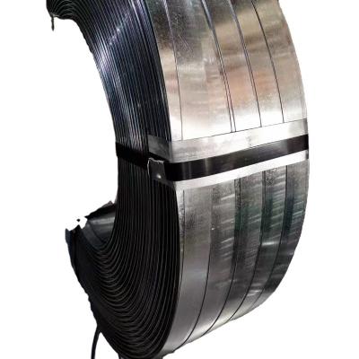 China Manual Wrapping Zinc Coated Steel Band For Wrapping Bright Galvanized Steel Strapping Belt Wrapping Jumbo for sale