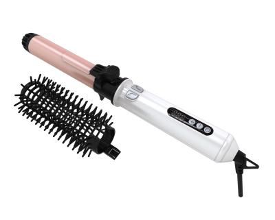 China Korea Japan EU USA TV Dual Voltage Ceramic Automatic Rotating Curling Iron for sale