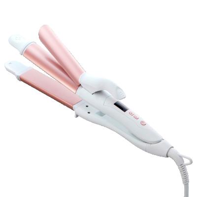 China Hotel makeup suppliers hair beauty china professional customized logo 2 in 1 hair straightener curler for sale