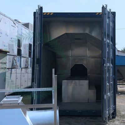 China Containerized and mobile suministros Funerarios Horno Crematorio Humano for sale