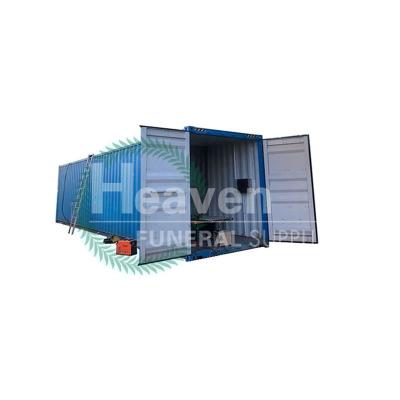 China Containerized and Mobile Manufacturer Direct Sale Funeral Supply Portable Human Body Incinerator Machine for sale