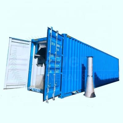 China 2022 China Popular Containerized and Movable Products 40FT Funeral Container Human Cremation Oven For Sale for sale