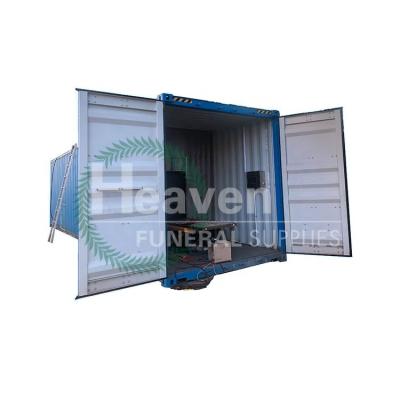 China Containerized And Mobile Equipment Corpse Cremation Machine Human Crematorium Incinerator for sale