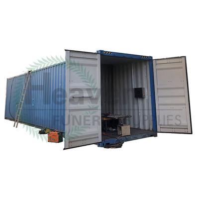 China Environmental friendly containerized and mobile cost price containerized type human cremation machine for human for sale