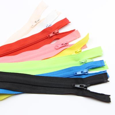 China Factory Direct High Quality Cheap Prices Viable Sale Nylon Open End Garment Accessories Zipper No.3 Colorful Color For Jacket Sweater for sale