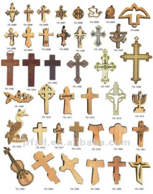 China Viable Wooden Cross Buttons for sale