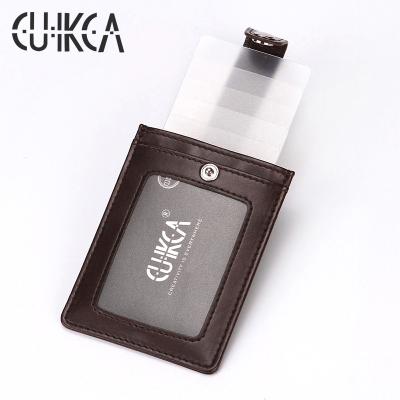 China Fashion CUIKCA Card Badge Holder Sheath Plastic Box Style Packing Rfid Pattern PCs Color Feature Material for sale