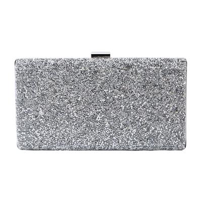 China Luxury high quality handmade woman banquet diamond evening clutch bag dinner shiny rhinestone clutch bag for sale