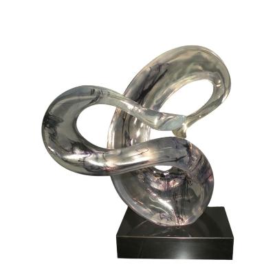 China Modern Clear Resin Art Sculpture, Modern Abstract Art Transparent Resin Sculpture from China for sale