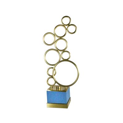 China Modern Abstract China Metal Rings And Rings Home Decoration for sale